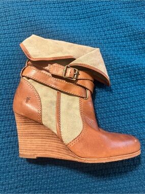 Frye Corby Wedge Boots